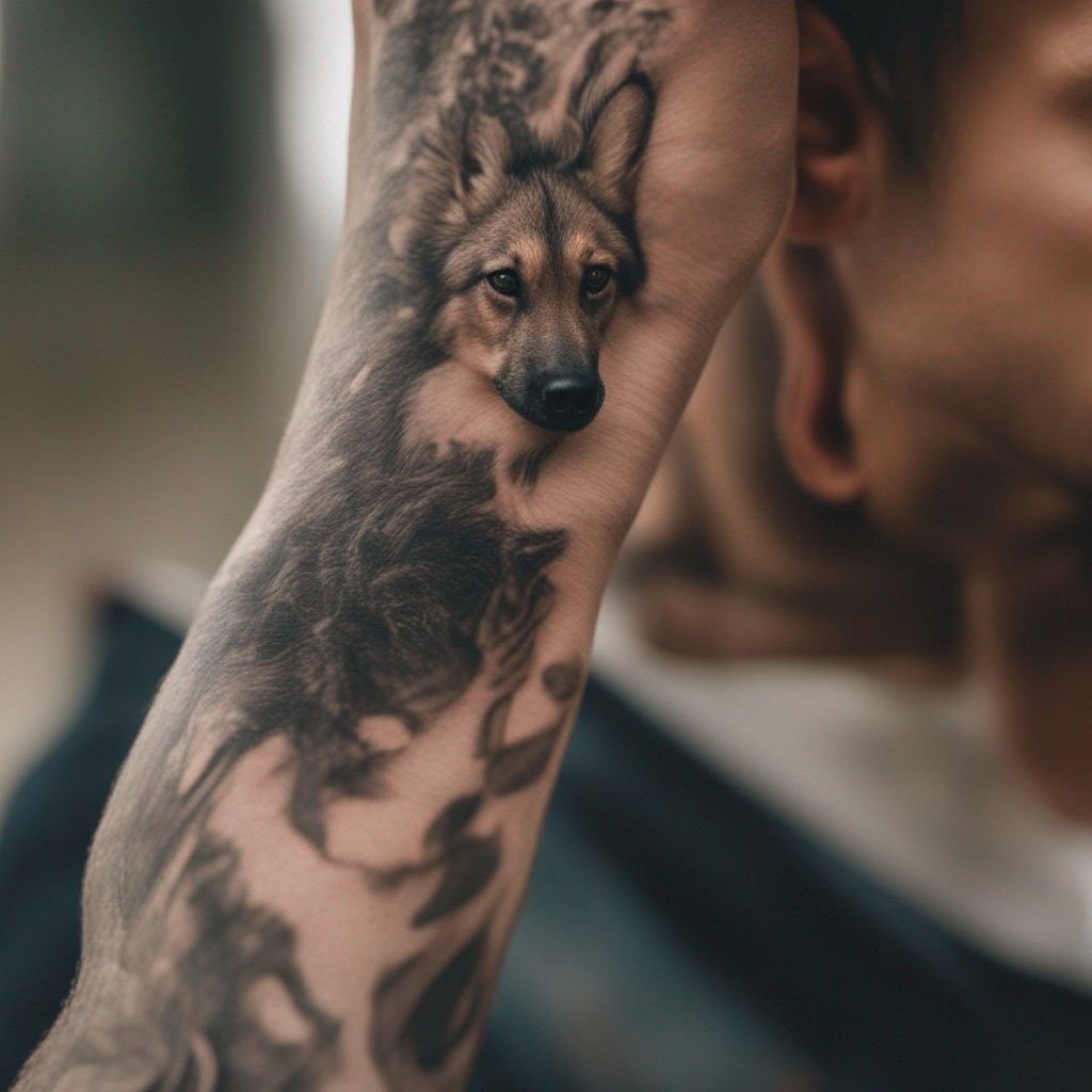 Pet and Animal Tattoo Style