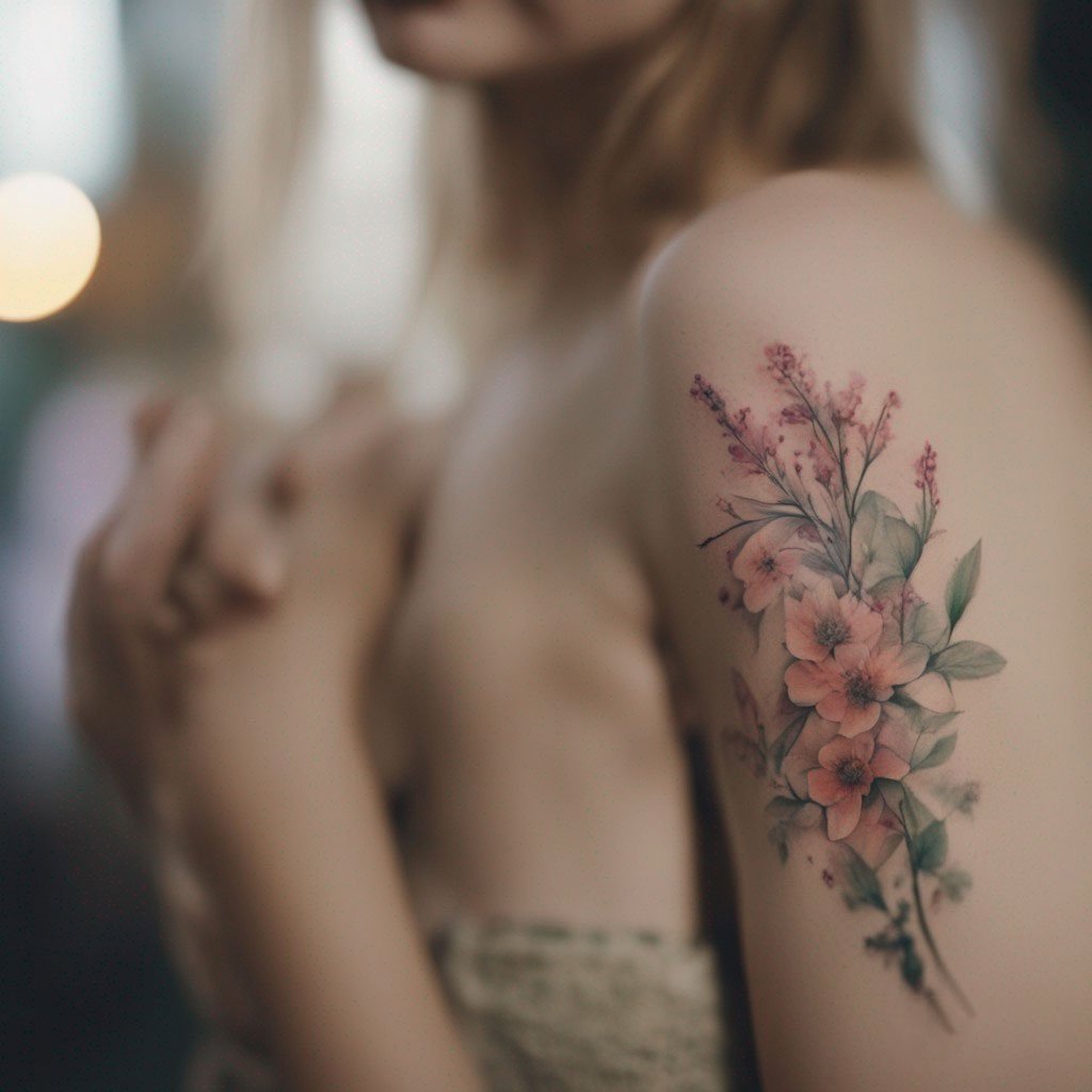 The Symbolic Splendor of Birth Flower Tattoos