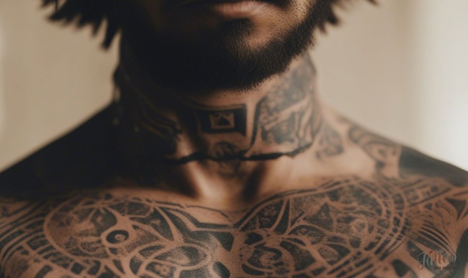 Neck Tattoos for Men