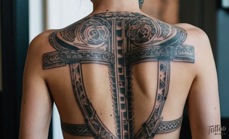 Shoulder Cross Tattoos